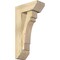 Ekena Millwork Merced Slat Rough Sawn Bracket w/ Offset Brace, Douglas Fir, 6"W x 14"D x 26"H BKT0604X14X26MRC06RDF - alternate 1